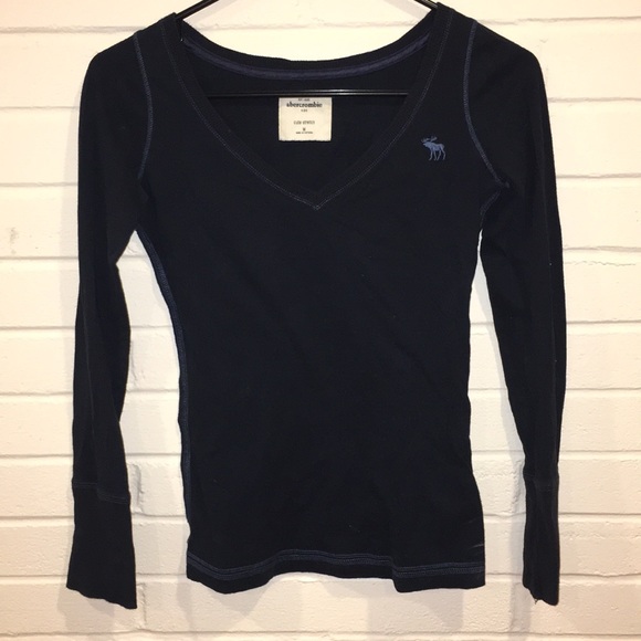 abercrombie kids Other - !🔐 Abercrombie Kids - Navy V-Neck long sleeve (M)